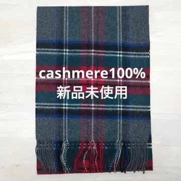 [ 선착순 ] 캐시미어 100% 체크 머플러