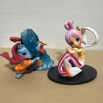 원피스 피규어 진베이 시라호시 2체 세트