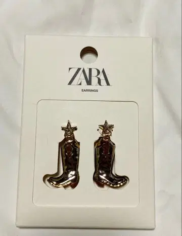 ZARA 자라 웨스턴 부츠 귀걸이 미사용 새상품 완판