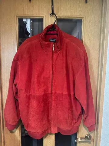 Vintage PELLE 빨간색 가죽 자켓 한국제