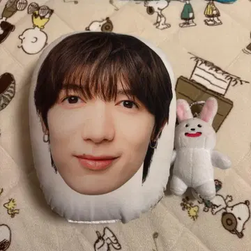 TravisJapan 시치고산 타츠야 페이스 쿠션 덤 봉제 인형 포함