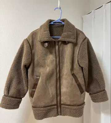 브라운 보아 자켓