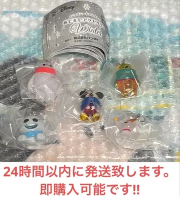 디즈니 캐릭터 메지루시 액세서리 winter 가챠 컴프