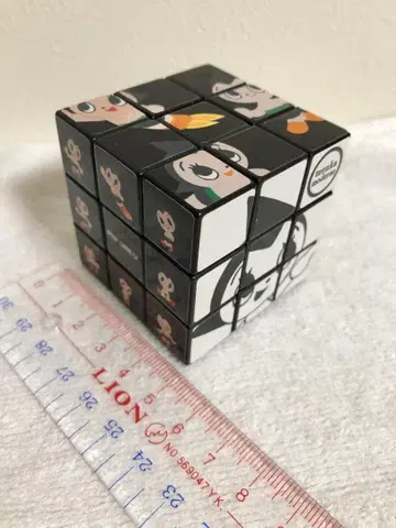 철완 아톰 루빅스 큐브 모노콤사 약 5cm