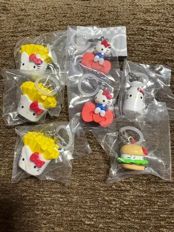 헬로키티 아메리칸 디자인 메지루시 액세서리 7개 세트