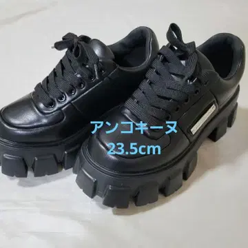 앙코키누 로고 플레이트 트랙 밑창 스니커즈 23.5cm