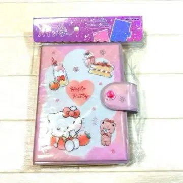 새상품 미개봉 산리오 키티 씰 바인더 씰북 이치고 익명 배송