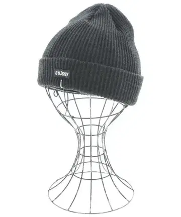 STUSSY 니트 캡 비니 남성용
