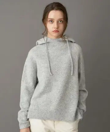 이번 시즌 새상품 DRESSTERIOR 캐시미어 블렌드 후드 니트