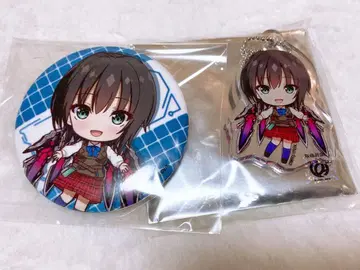 헤븐 번즈 레드 아오이 에리카 시즈널 플랜츠 캔뱃지 헤브번