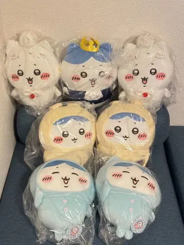 치이카와 BIG 봉제 인형 하치와레 7개 세트