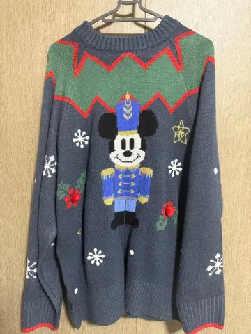 미키 스웨터 호두까기 인형 디즈니 크리스마스 2024 M~L 사이즈