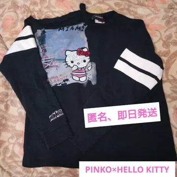 [ 기간 한정 할인 ] PINKO x 키티 오프숄더 트레이닝복