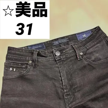 고품질 초레어 트라마로사 ST 31 청바지 데님 블랙 데님