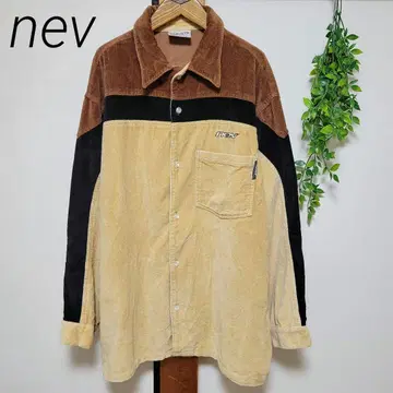 nev 네브 코듀로이 자켓 브라운 블랙 베이지 구제 의류 L