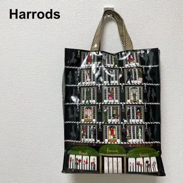 [ 새상품급 ] 해롯 쇼윈도 패턴 엘리베이터 쇼핑백 ( 9974 )