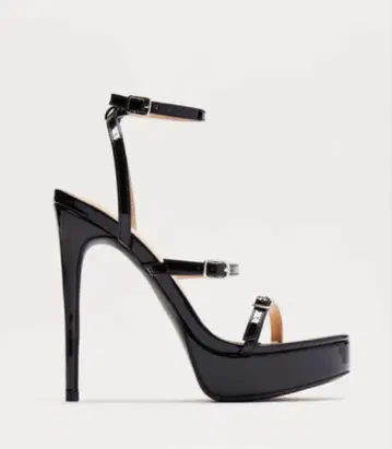 Fashion Nova Xavia 플랫폼 힐 블랙 새상품