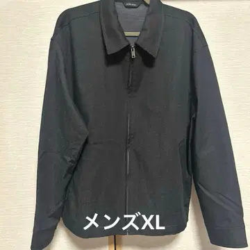 글로벌 워크 남성용 XL 데님 지퍼 블루종