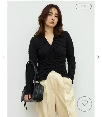 MIESROHE 개더컷 상의