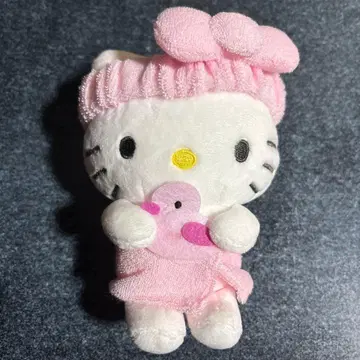 산리오 아베일 헬로키티 50주년 마스코트 목욕탕 버스 사우나