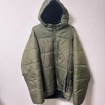 Roushatte 후드 부착 다운 자켓 M 사이즈 올리브 그린