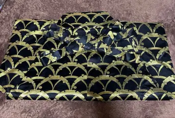 블랙 골드 아르데코풍 하카마