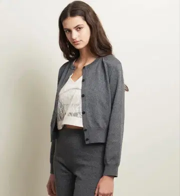 ATTISESSION 숏 가디건