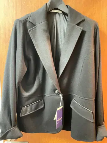 블랙 테일러드 자켓 3L 저지 소재