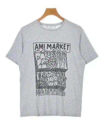ami 티셔츠 티셔츠 남성용