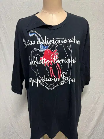 gomme 오버 사이즈 T셔츠 루즈 T셔츠 모드 스타일 빅 T셔츠