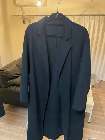 블랙 롱 코트 M 사이즈