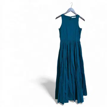 MARIHA 틸 슬리브리스 롱 원피스