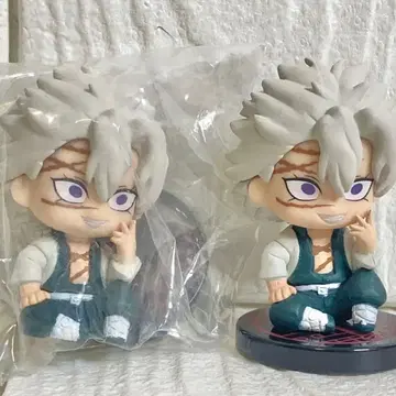 귀멸의 칼날 시나즈가와 사네미 앉아있는 대원 가챠가챠 가챠폰 캡슐 토이