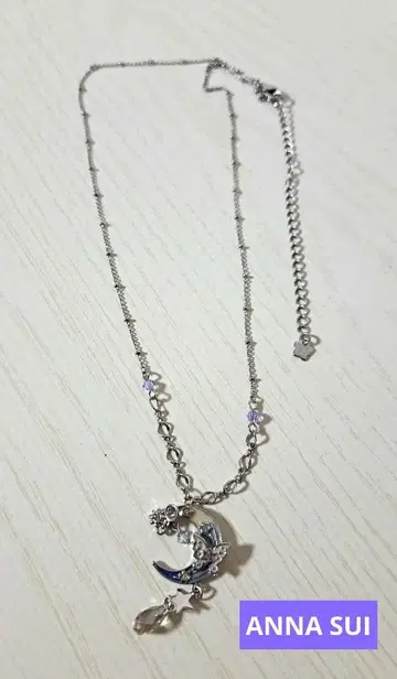 ANNA SUI 달과 나비 디자인 목걸이
