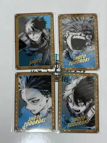 금박 클리어 카드 컬렉션 토도로키 쇼토
