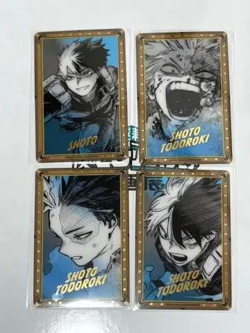 금박 클리어 카드 컬렉션 토도로키 쇼토