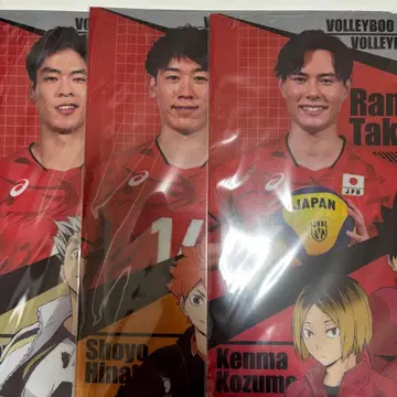 하이큐 일본 대표 콜라보 클리어 파일