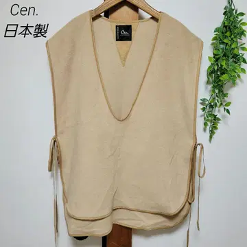 cen.  플리스 베스트 베이지 일본제 made in japan