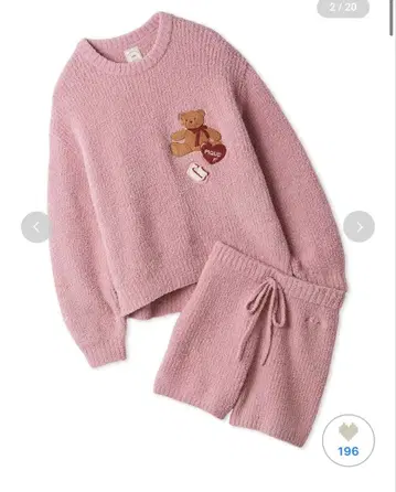 젤라피케 베비모코베어 사가라 풀오버 & 숏팬츠 세트