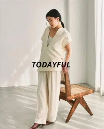 투데이풀 코튼 키넥 풀오버 베이지 면 100% 무지 F