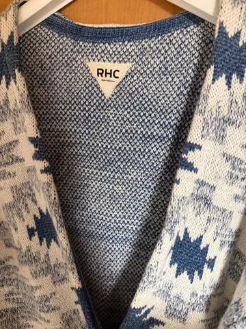 RHC 론 헤르만 7부 기장 가디건 파랑 네이티브 XS 사이즈