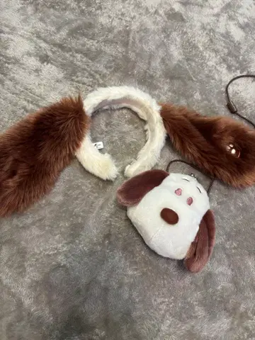 스누피 머리띠와 파우치