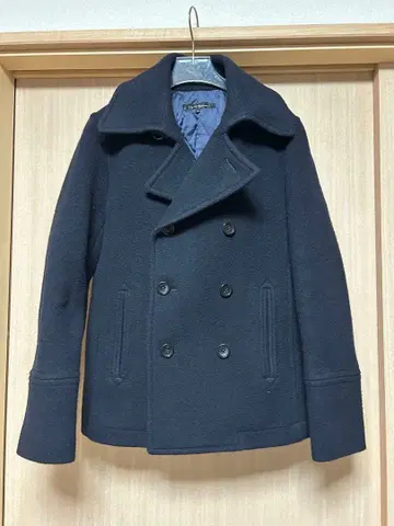 어반 리서치 P 코트 남성용 네이비 S 사이즈