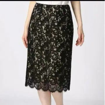 CELFORD 레이스 스커트 네이비 사이즈 38 셀포드