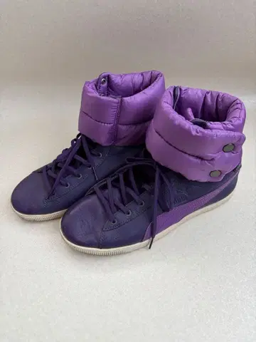 25cm 푸마 하이컷 스니커즈 퍼플