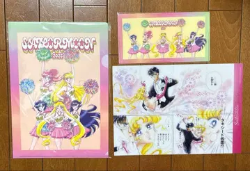 세일러문 카페 런치 매트 클리어 파일 특전