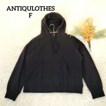 안티크로즈 여성용 후드티(F) 블랙 코튼 세탁 가능