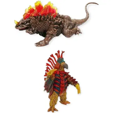 2개 세트 버돈 잔보라 울트라맨DG 가챠 피규어