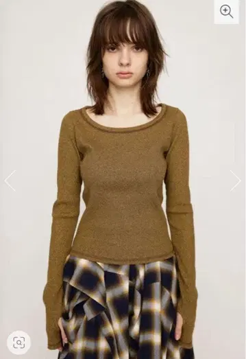 SLY CUT RIB BASIC 브라운