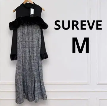 여성용 오픈 숄더 원피스 SUREVE